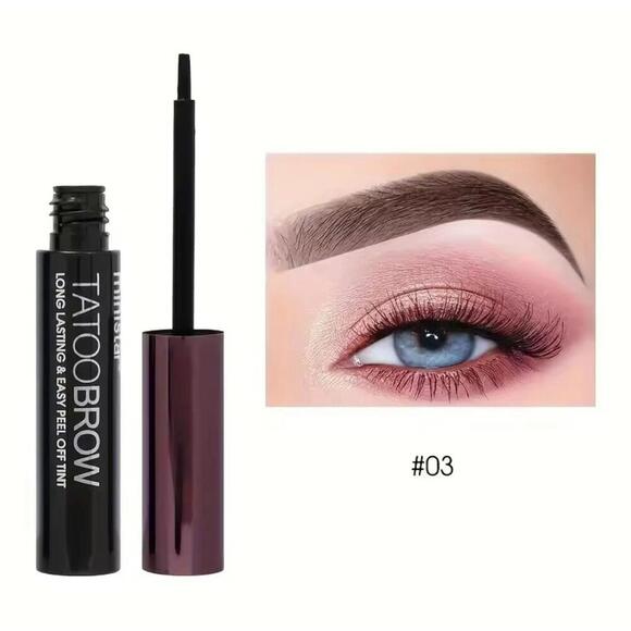 Ministar Tattoo Brow Easy Peel off Tint Gel Eyebrow Tint Peel Tattoo  *3 SHADES* - Picture 6 of 9